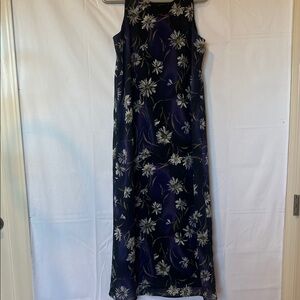 All that Jazz Floral Maxi Dress - Black and White